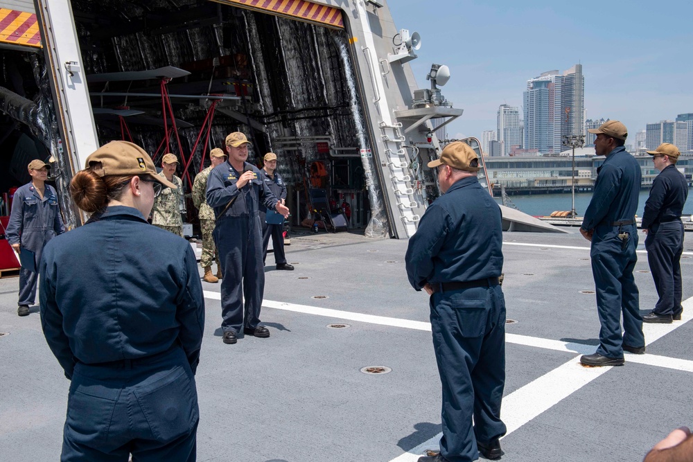 USS Charleston's Brief Stop for Fuel in Manila