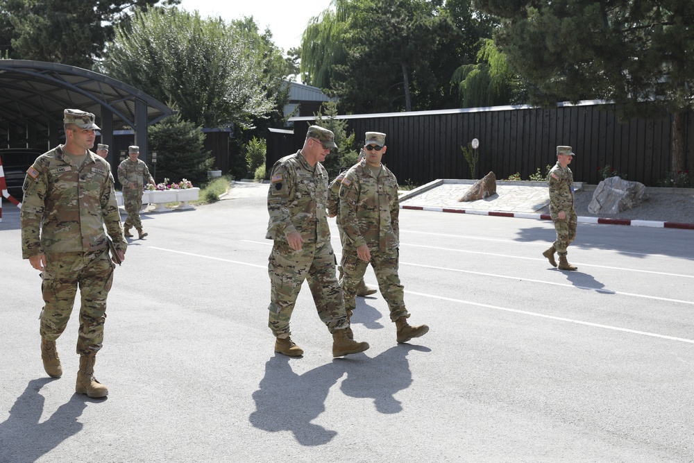 Vermont Adjutant General Visits Deployed Soldiers in Kosovo