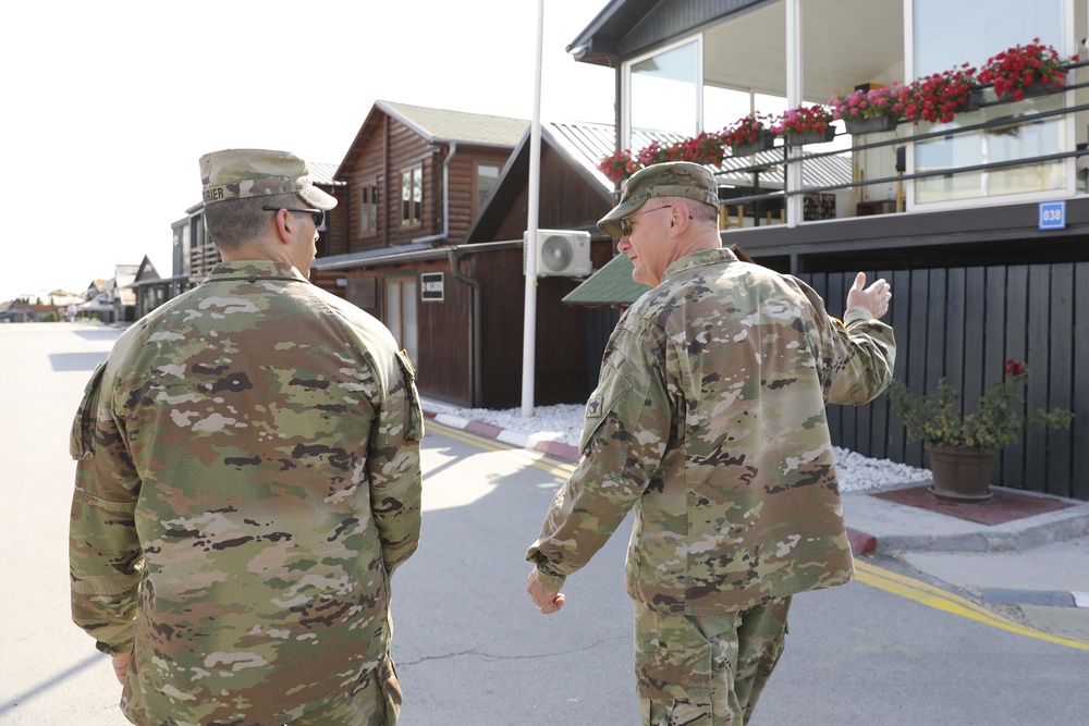 Vermont Adjutant General Visits Deployed Soldiers in Kosovo