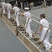 Midshipmen aboard the USS Hershel &quot;Woody&quot; Williams