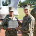 Lt. Tonesha M. Lee Receives Commendation Award from Capt. Greg Vinci