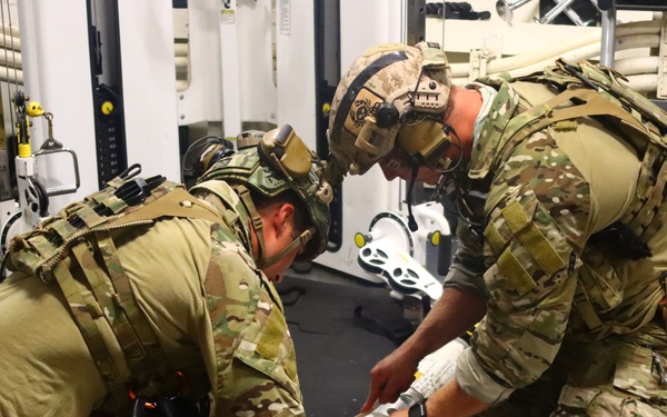 Navy EOD Conducts Battle Damage Repair Training