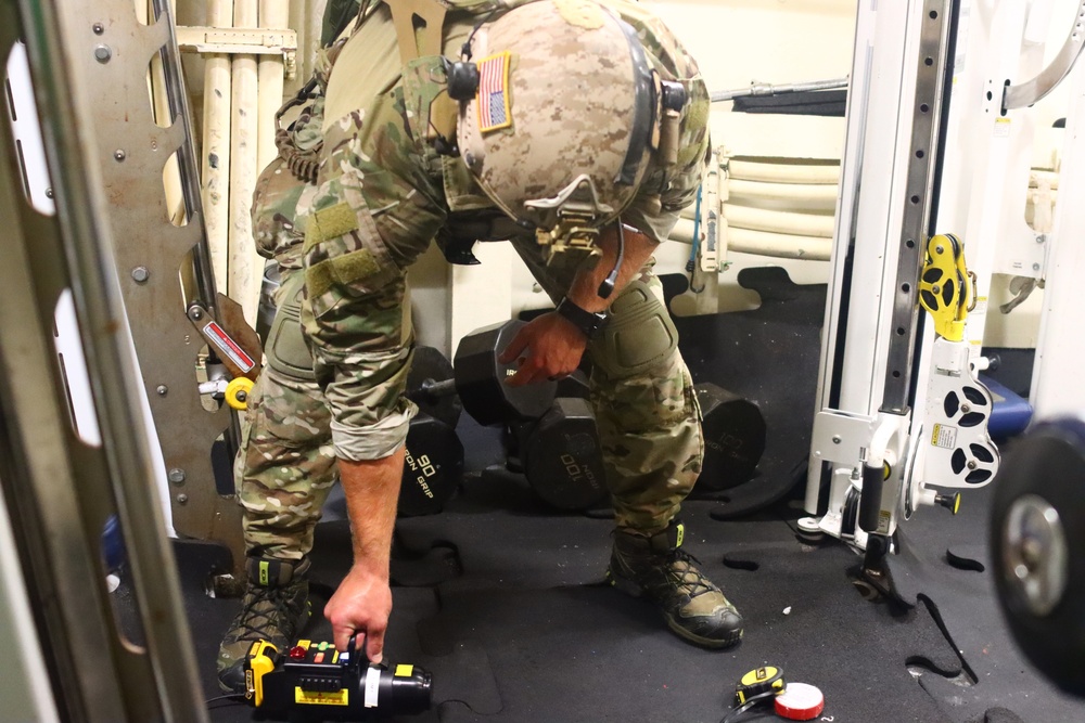 Navy EOD Conducts Battle Damage Repair Training