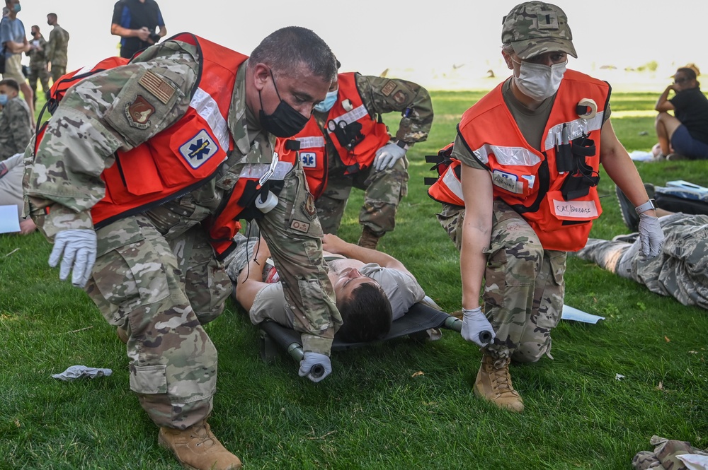 Mass casualty exercise tests Hill's medical response capabilities