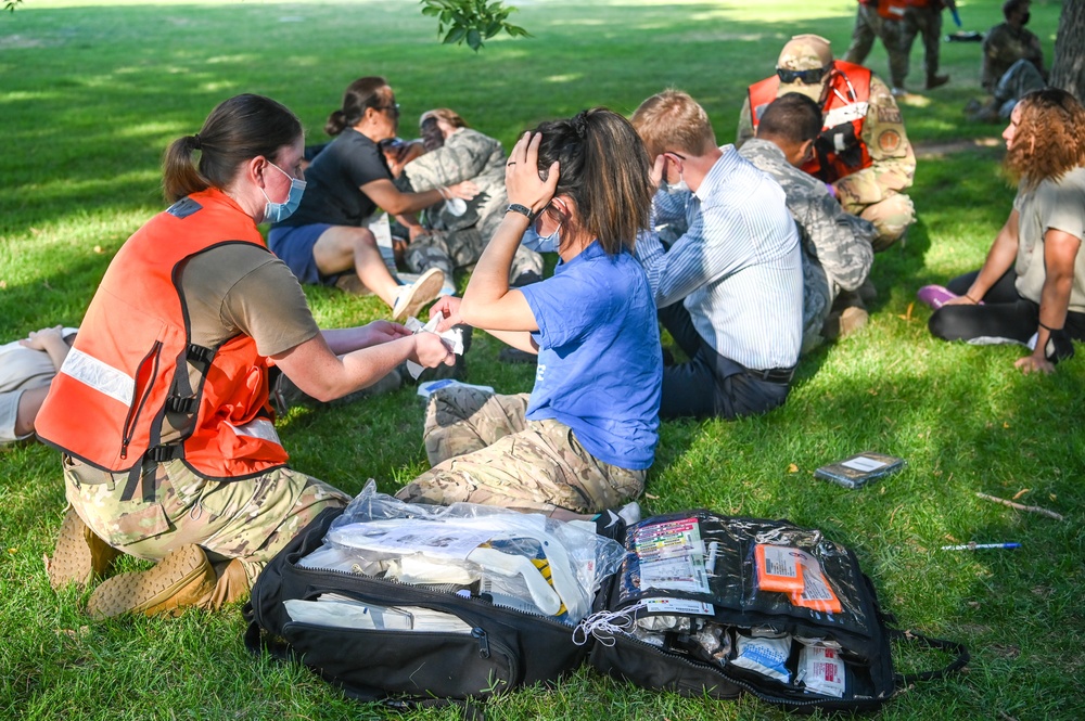 Mass casualty exercise tests Hill's medical response capabilities