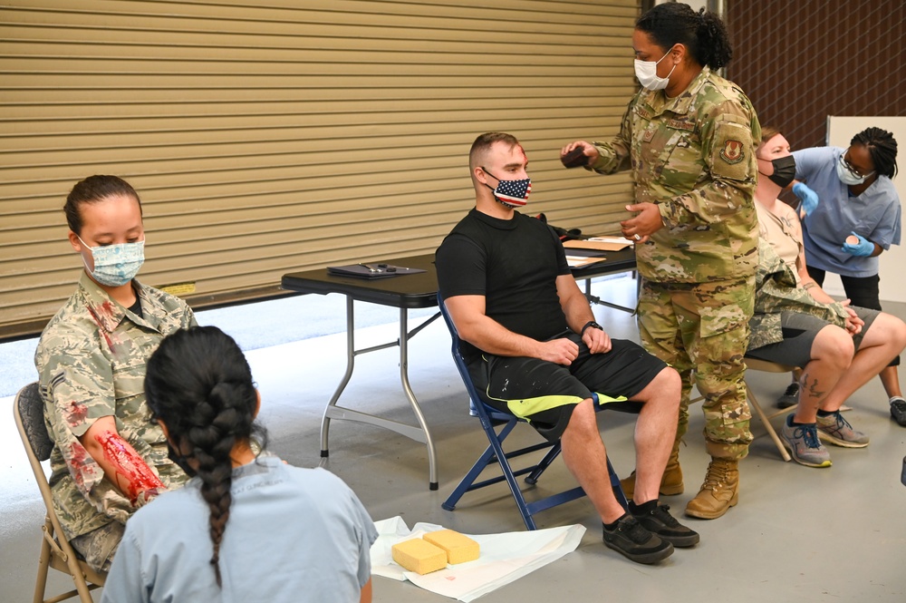 Mass casualty exercise tests Hill's medical response capabilities