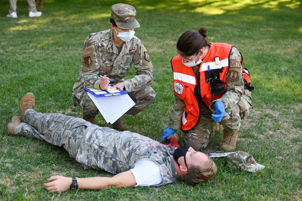 Mass casualty exercise tests Hill's medical response capabilities