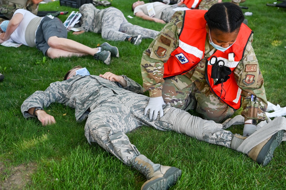 Mass casualty exercise tests Hill's medical response capabilities