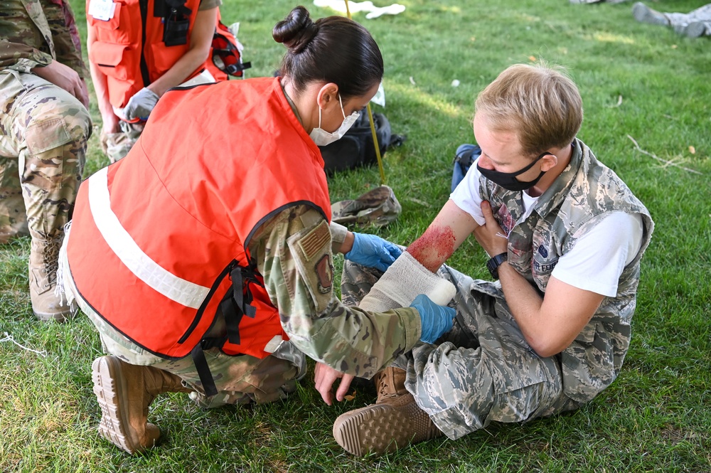 Mass casualty exercise tests Hill's medical response capabilities