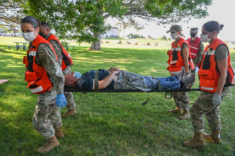 Mass casualty exercise tests Hill's medical response capabilities