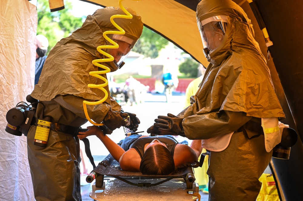 Mass casualty exercise tests Hill's medical response capabilities