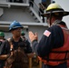 Coast Guard Cutter Ida Lewis conducts buoy deck training