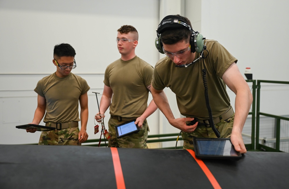 Sharpening their skills; Soldiers and Airmen learn to maintain helicopters