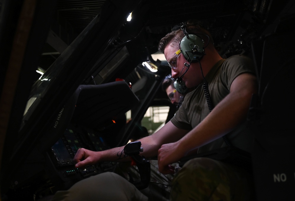 Sharpening their skills; Soldiers and Airmen learn to maintain helicopters