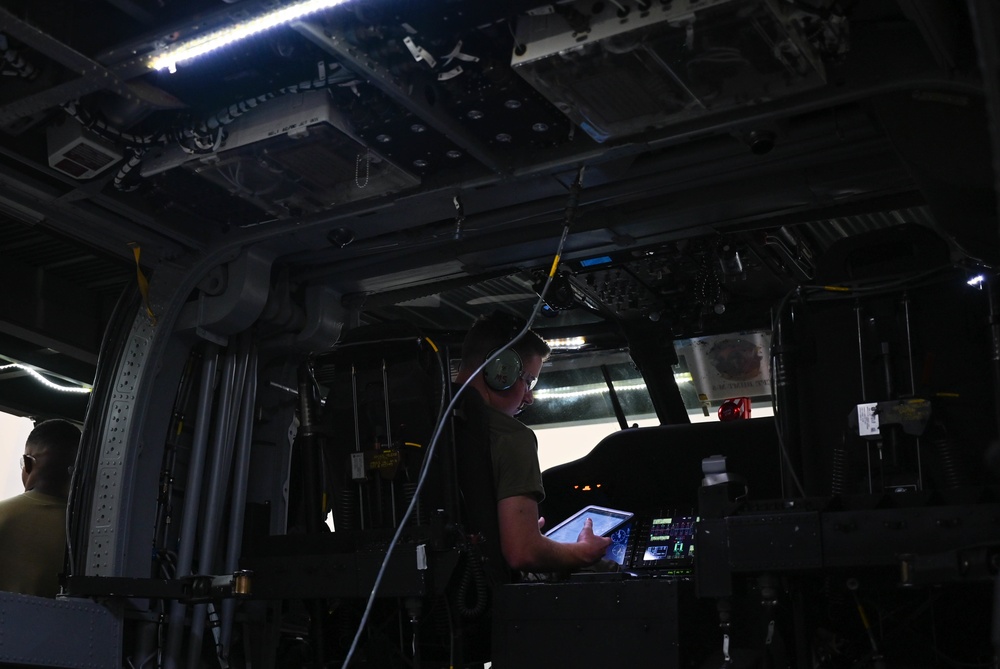 Sharpening their skills; Soldiers and Airmen learn to maintain helicopters