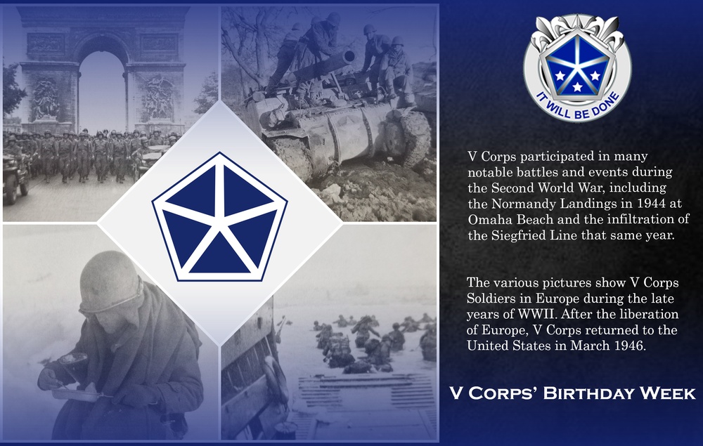V Corps' Service during WWII