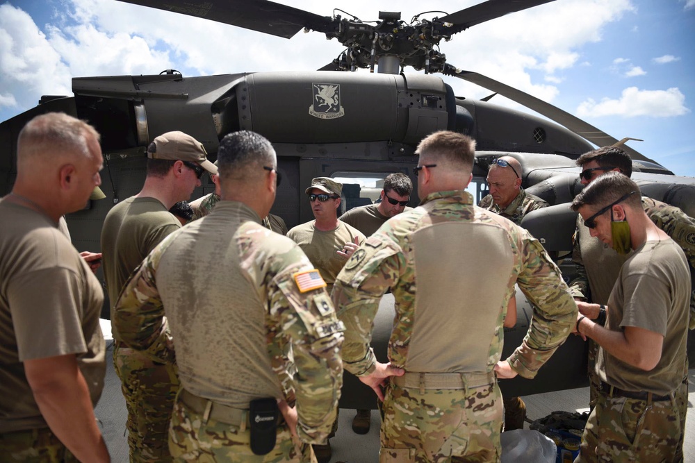 JTF-Bravo assets arrive at forward operating location for USSOUTHCOM disaster assistance to Haiti