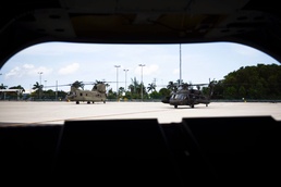 JTF-Bravo assets arrive at forward operating location for USSOUTHCOM disaster assistance to Haiti
