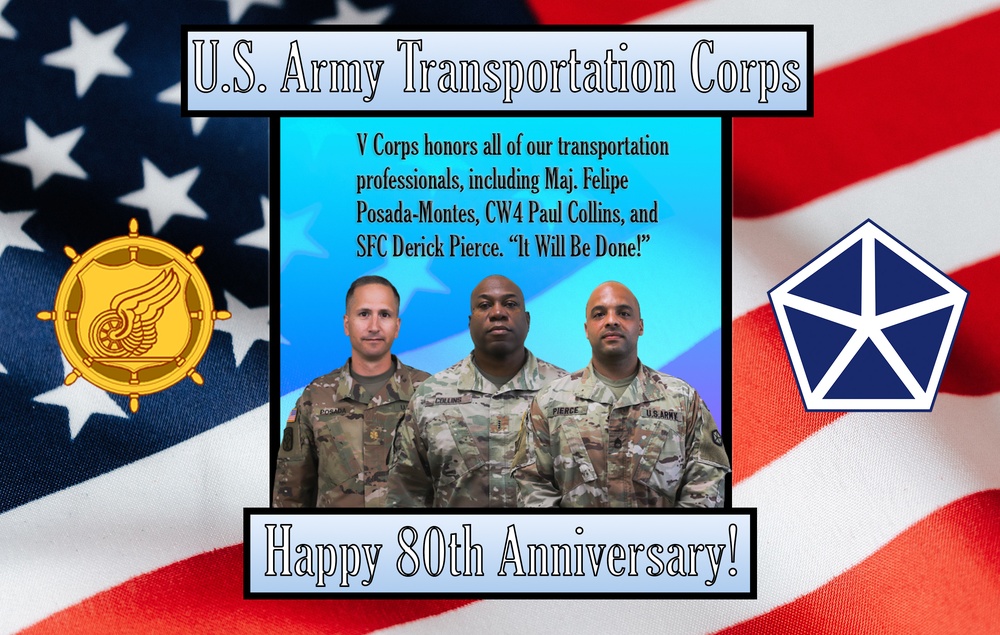 Transportation Corps Soldier Highlights (V Corps)