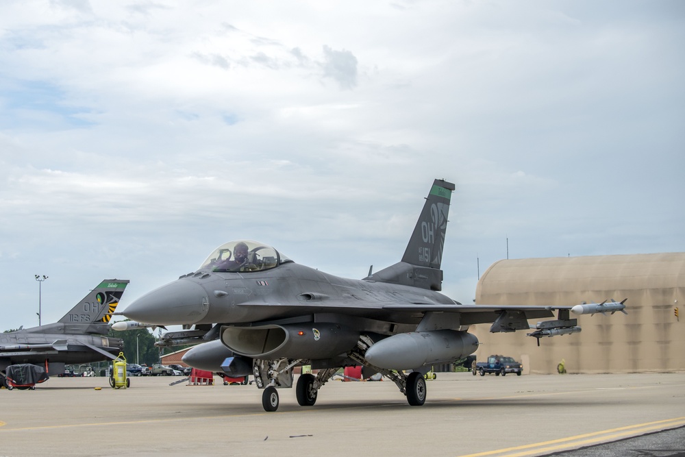 180FW Conducts Training Flights