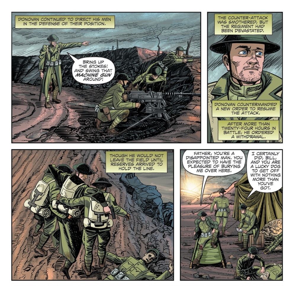 Wild Bill Donovan remembered in AUSA Comic