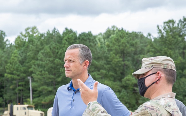 Mr. Matthew Bower of the House Appropriations Committee visits the 82nd Airborne Division