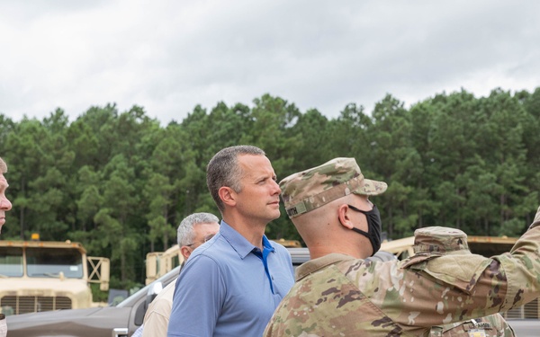 Mr. Matthew Bower of the House Appropriations Committee visits the 82nd Airborne Division