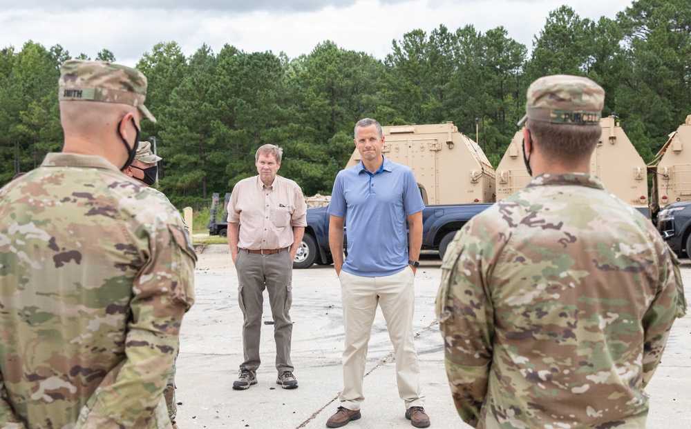 Mr. Matthew Bower of the House Appropriations Committee visits the 82nd Airborne Division