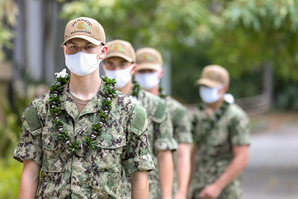 Commissioning of the University of Hawaii at Manoa First Cohort of Naval Reserve Officers' Training Corps