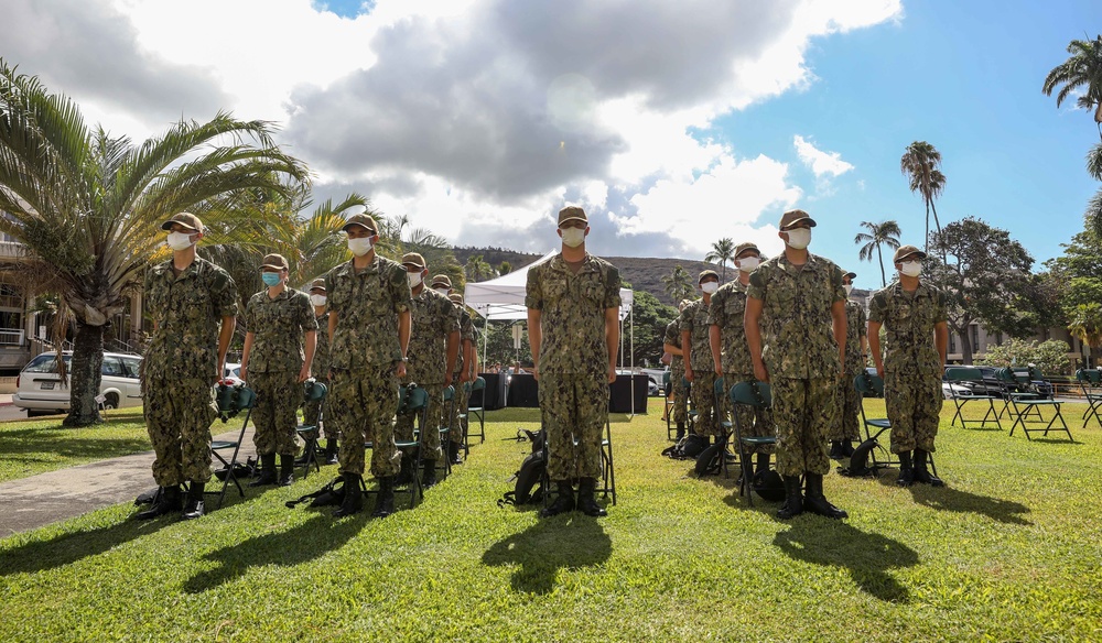 Commissioning of the University of Hawaii at Manoa First Cohort of Naval Reserve Officers' Training Corps