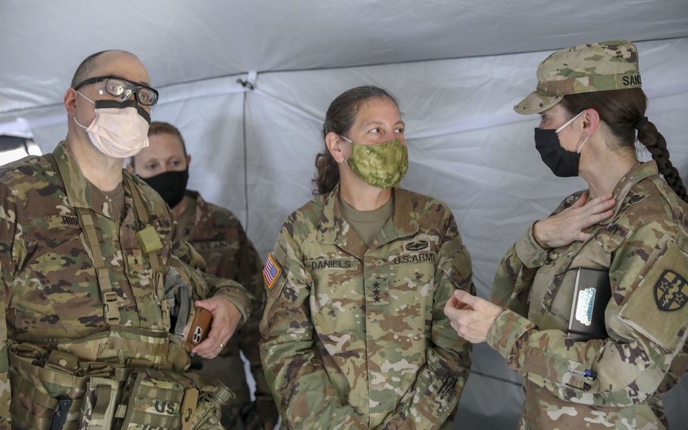 Lt. Gen. Jody Daniels Fort McCoy Visit August 2021