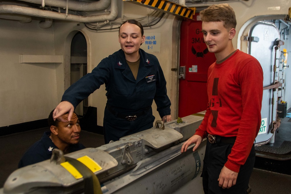 USS Ronald Reagan (CVN 76) Weapons Inspection Training