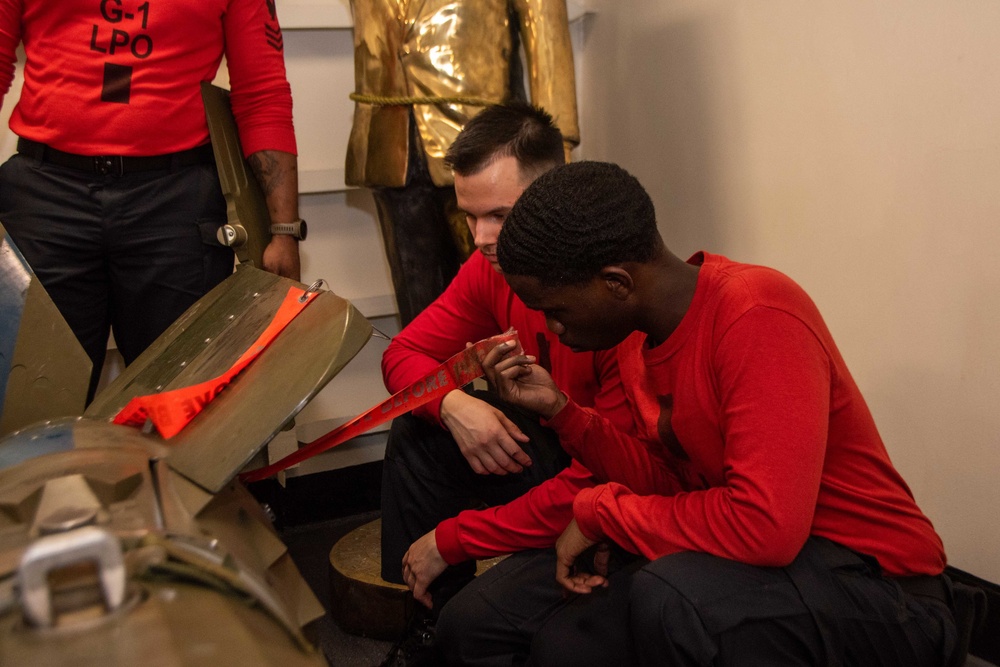 USS Ronald Reagan (CVN 76) Weapons Inspection Training