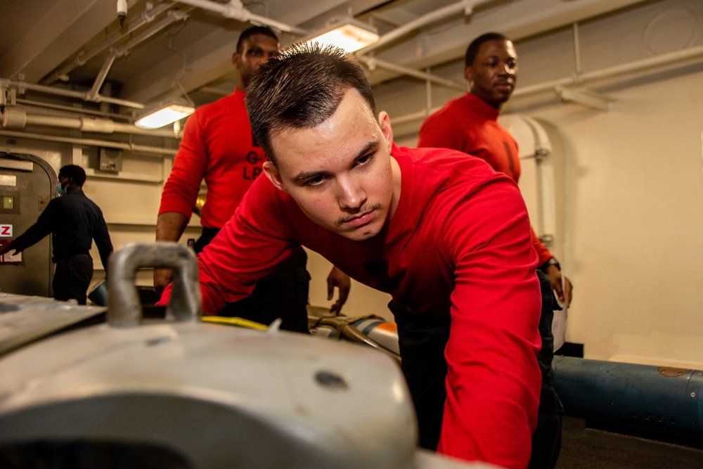 USS Ronald Reagan (CVN 76) Weapons Inspection Training