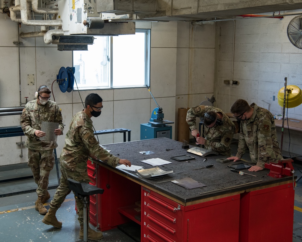 Aircraft structural maintenance specialists reinforce Kadena's airpower