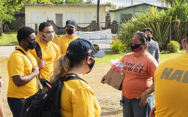 USS America Volunteers at Island Girl Power