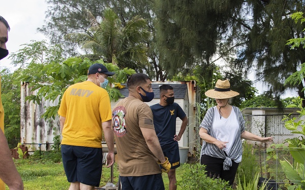 USS America Volunteers at Island Girl Power