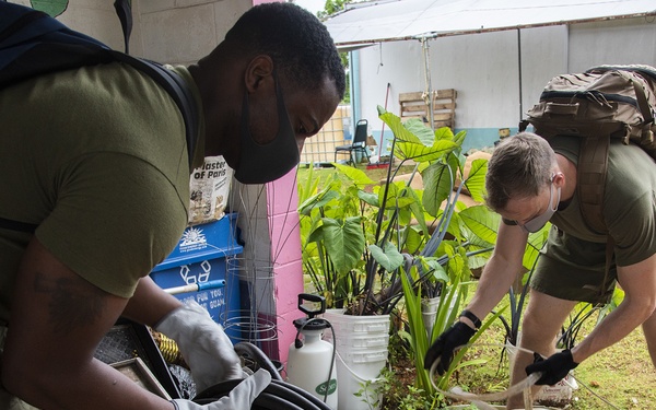 USS America Volunteers at Island Girl Power