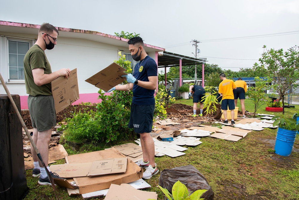 USS America Volunteers at Island Girl Power