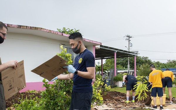 USS America Volunteers at Island Girl Power