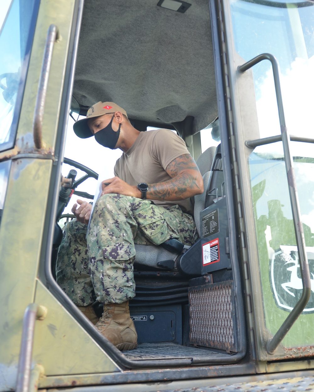 NMCB1 Conducts Battalion Equipment Evaluation Program in Guam