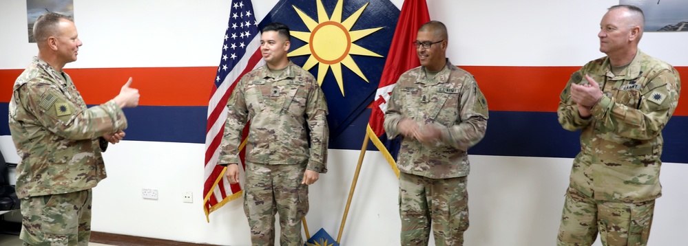 Task Force Phoenix, HHC, 40th CAB Soldier recognized by leadership