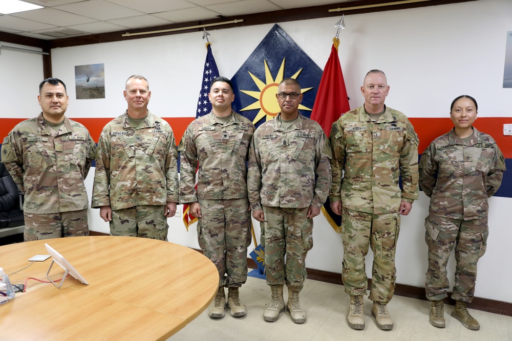 Task Force Phoenix, HHC, 40th CAB Soldier recognized by leadership