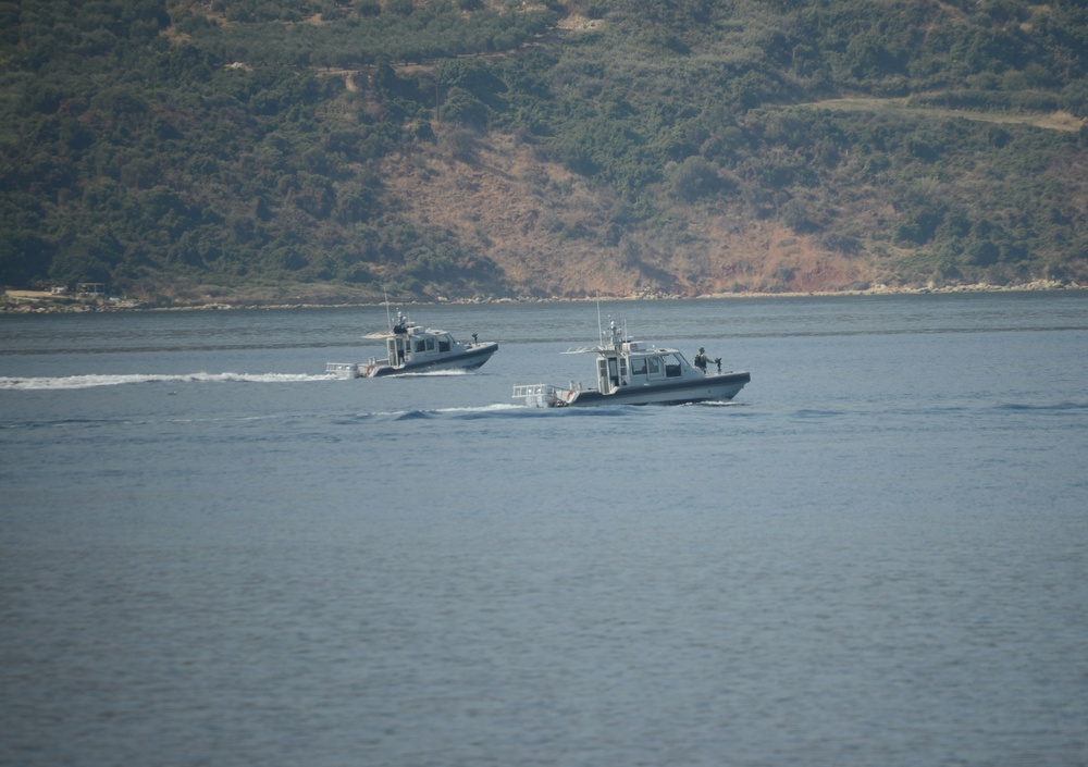 NSA Souda Bay Conducts a Small Boat Probe and Attack Drill