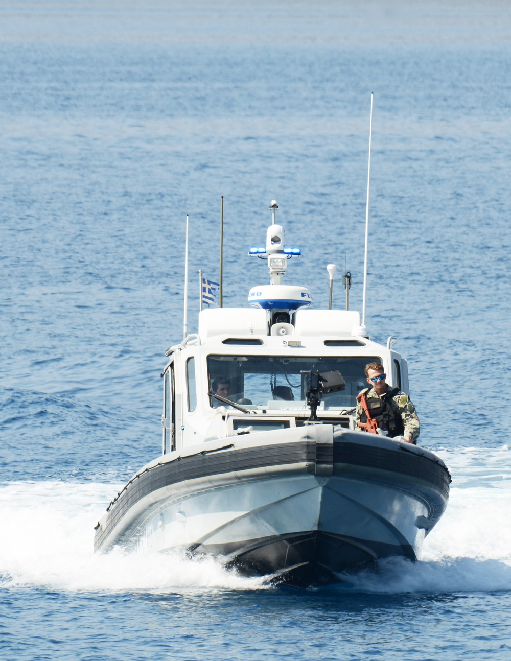 NSA Souda Bay Conducts a Small Boat Probe and Attack Drill