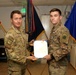 Task Force Iron Gray Soldiers receive the Air Force Achievement Medal