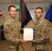 Task Force Iron Gray Soldiers receive the Air Force Achievement Medal
