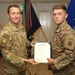 Task Force Iron Gray Soldiers receive the Air Force Achievement Medal