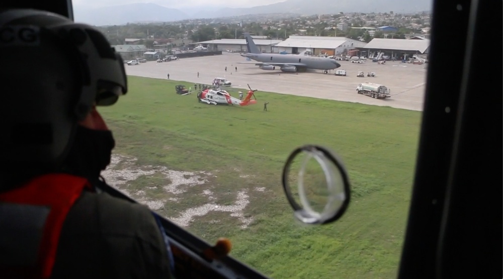 Coast Guard members respond to Haiti with humanitarian aid