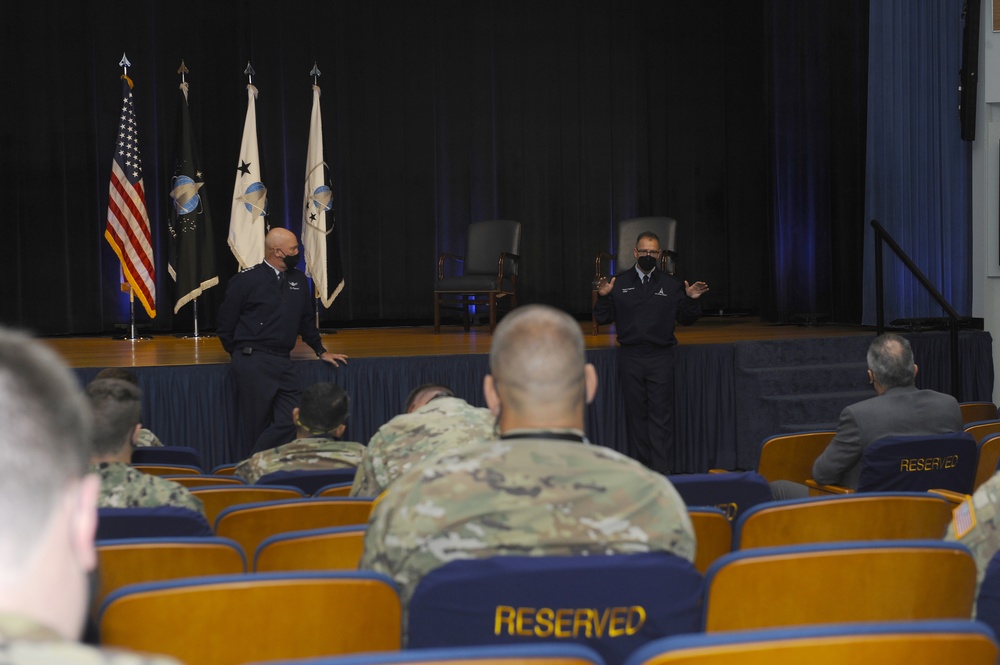 CSO Raymond and CMSSF Towberman hold USSF all-call